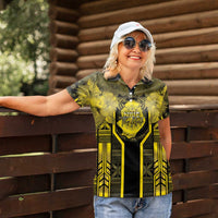 Niue The Rock Women Polo Shirt The Island Of The Uga - Polynesian Pride