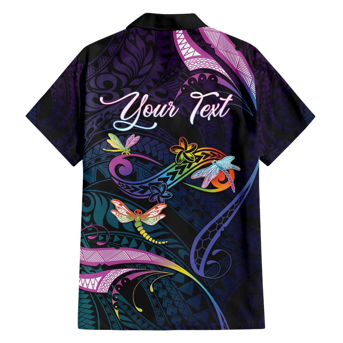 Personalised Polynesia Memorial Family Matching Off The Shoulder Long Sleeve Dress and Hawaiian Shirt Always Remembered Dragonfly Polynesian Style LT05 - Polynesian Pride