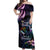 Personalised Polynesia Memorial Off Shoulder Maxi Dress Always Remembered Dragonfly Polynesian Style