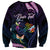 Personalised Polynesia Memorial Sweatshirt Always Remembered Dragonfly Polynesian Style