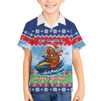 New Zealand Christmas Hawaiian Shirt Funny Jet Ride Kiwi Xmas - Polynesian Pride