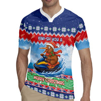 New Zealand Christmas Rugby Jersey Funny Jet Ride Kiwi Xmas - Polynesian Pride