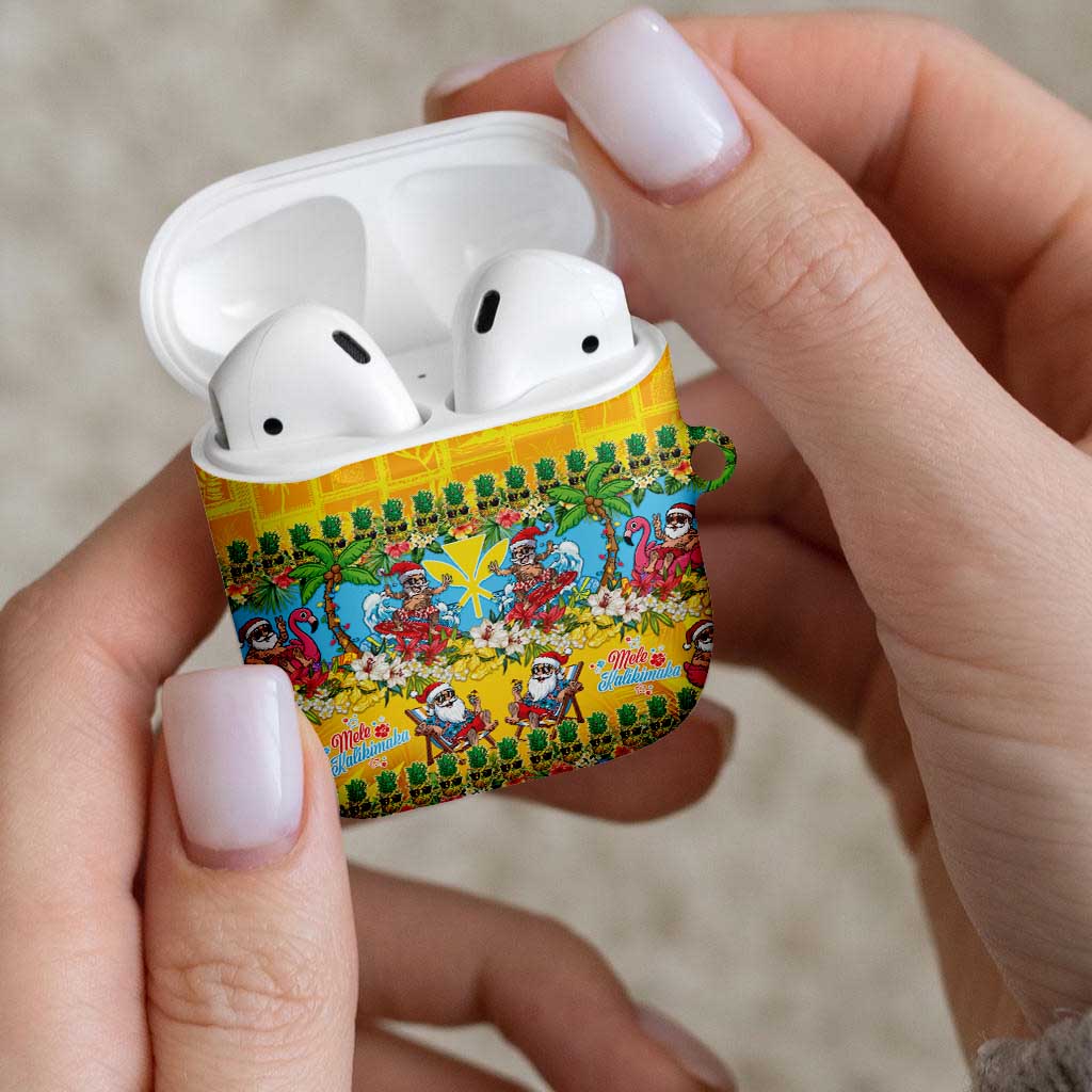Hawaii Christmas AirPods Case Mele Kalikimaka Tropical Vibes - Polynesian Pride