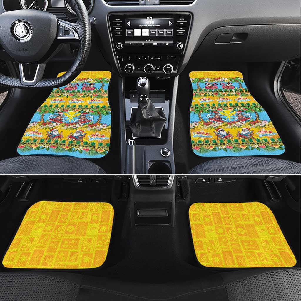 Hawaii Christmas Car Mats Mele Kalikimaka Tropical Vibes - Polynesian Pride