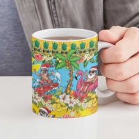 Hawaii Christmas Ceramic Mug Mele Kalikimaka Tropical Vibes - Polynesian Pride