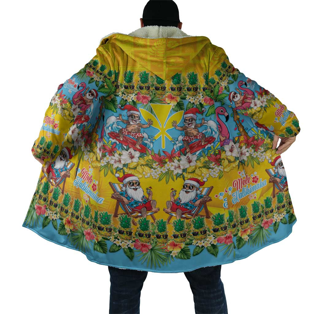 Hawaii Christmas Cloak Mele Kalikimaka Tropical Vibes - Polynesian Pride