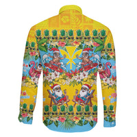 Hawaii Christmas Family Matching Long Sleeve Bodycon Dress and Hawaiian Shirt Mele Kalikimaka Tropical Vibes - Polynesian Pride