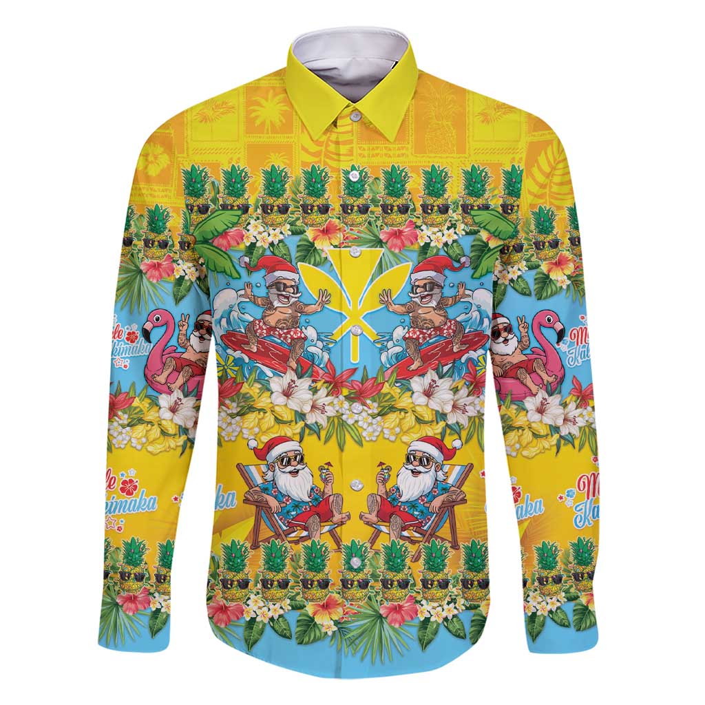 Hawaii Christmas Family Matching Short Sleeve Bodycon Dress and Hawaiian Shirt Mele Kalikimaka Tropical Vibes - Polynesian Pride