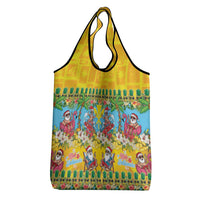 Hawaii Christmas Grocery Bag Mele Kalikimaka Tropical Vibes - Polynesian Pride