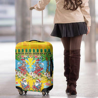 Hawaii Christmas Luggage Cover Mele Kalikimaka Tropical Vibes - Polynesian Pride