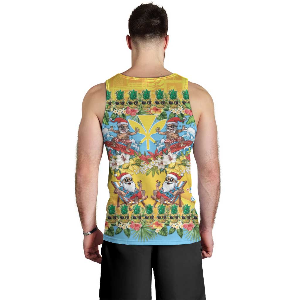 Hawaii Christmas Men Tank Top Mele Kalikimaka Tropical Vibes - Polynesian Pride