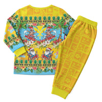 Hawaii Christmas Pajama Set Mele Kalikimaka Tropical Vibes - Polynesian Pride