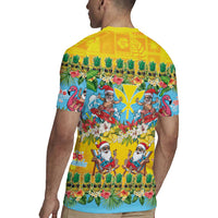 Hawaii Christmas Rugby Jersey Mele Kalikimaka Tropical Vibes - Polynesian Pride