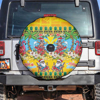 Hawaii Christmas Spare Tire Cover Mele Kalikimaka Tropical Vibes - Polynesian Pride