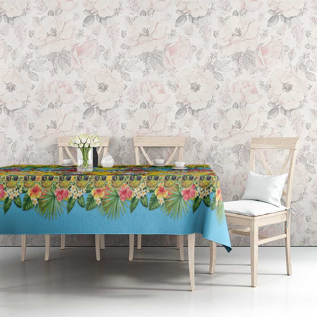 Hawaii Christmas Tablecloth Mele Kalikimaka Tropical Vibes - Polynesian Pride
