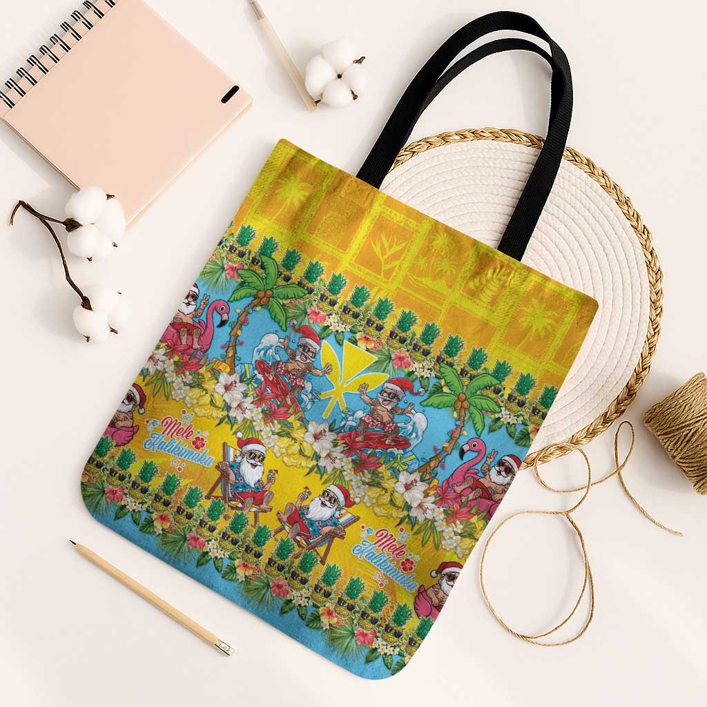 Hawaii Christmas Tote Bag Mele Kalikimaka Tropical Vibes - Polynesian Pride