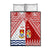 Tonga And Kiribati Quilt Bed Set Coat Of Arms Polynesian Pattern LT05 Red - Polynesian Pride