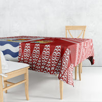 Tonga And Kiribati Tablecloth Coat Of Arms Polynesian Pattern LT05 - Polynesian Pride
