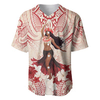 Tahiti Women's Day Baseball Jersey With Polynesian Pattern LT05 Beige - Polynesian Pride