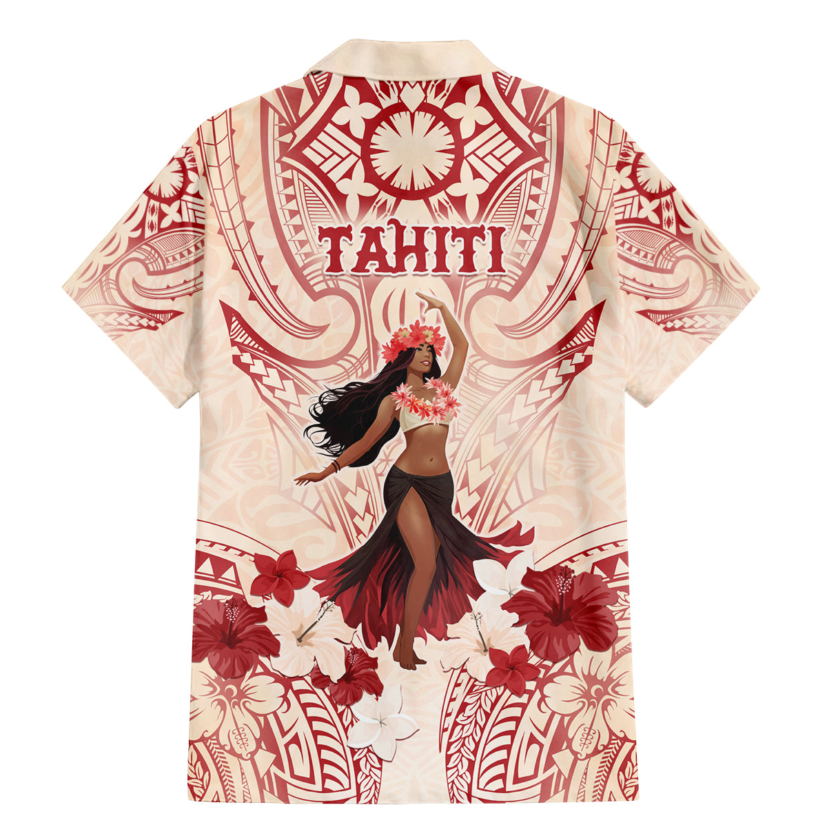 Tahiti Women's Day Family Matching Mermaid Dress and Hawaiian Shirt With Polynesian Pattern LT05 - Polynesian Pride
