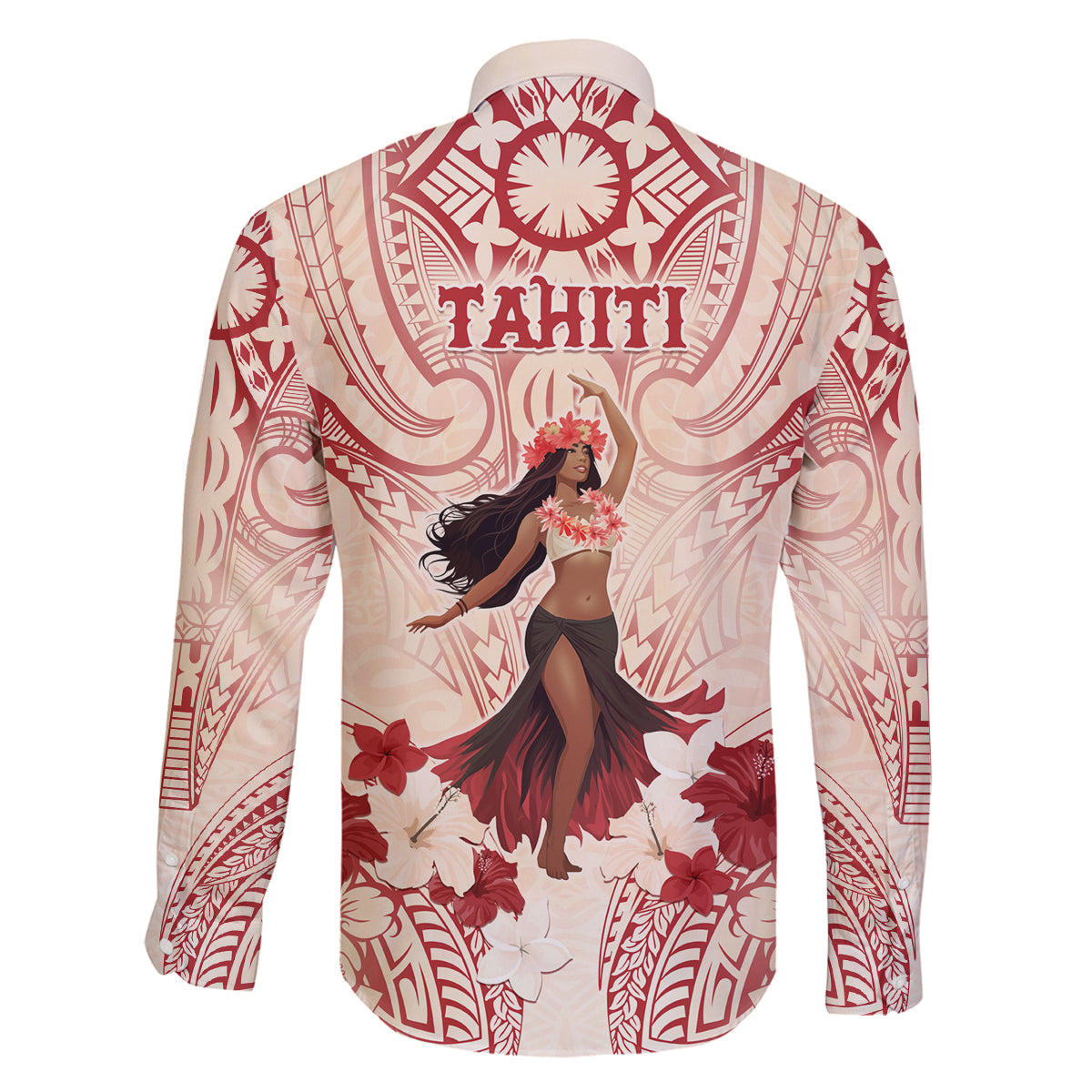 Tahiti Women's Day Family Matching Off Shoulder Short Dress and Hawaiian Shirt With Polynesian Pattern LT05 - Polynesian Pride