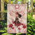 Tahiti Women's Day Garden Flag With Polynesian Pattern