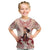 Tahiti Women's Day Kid T Shirt With Polynesian Pattern LT05 Beige - Polynesian Pride