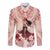 Tahiti Women's Day Long Sleeve Button Shirt With Polynesian Pattern LT05 Unisex Beige - Polynesian Pride
