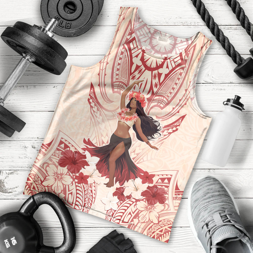 Tahiti Women's Day Men Tank Top With Polynesian Pattern LT05 - Polynesian Pride