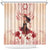 Tahiti Women's Day Shower Curtain With Polynesian Pattern