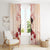 Tahiti Women's Day Window Curtain With Polynesian Pattern