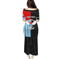 Personalised West Papua Family Matching Puletasi and Hawaiian Shirt Polynesian Pattern With Coat Of Arms LT05 - Polynesian Pride