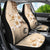 Samoa Siapo Pattern With Beige Hibiscus Car Seat Cover