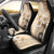 Samoa Siapo Pattern With Beige Hibiscus Car Seat Cover