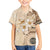Samoa Siapo Pattern With Beige Hibiscus Family Matching Puletasi and Hawaiian Shirt LT05 Son's Shirt Beige - Polynesian Pride