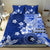 Samoa Siapo Pattern With Navy Hibiscus Bedding Set