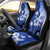 Samoa Siapo Pattern With Navy Hibiscus Car Seat Cover