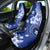 Samoa Siapo Pattern With Navy Hibiscus Car Seat Cover