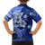 Samoa Siapo Pattern With Navy Hibiscus Hawaiian Shirt LT05 - Polynesian Pride