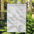Samoa Siapo Pattern With White Hibiscus Garden Flag
