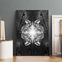 New Zealand Matariki Canvas Wall Art Maori Moko Black Galaxy LT05 - Polynesian Pride