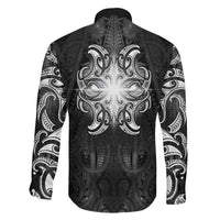 New Zealand Matariki Family Matching Tank Maxi Dress and Hawaiian Shirt Maori Moko Black Galaxy