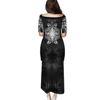 New Zealand Matariki Puletasi Maori Moko Black Galaxy