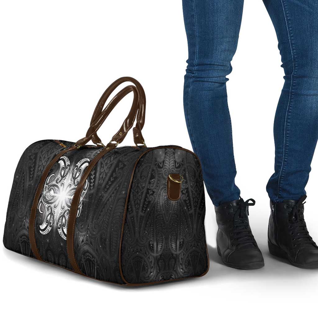 New Zealand Matariki Travel Bag Maori Moko Black Galaxy LT05 - Polynesian Pride