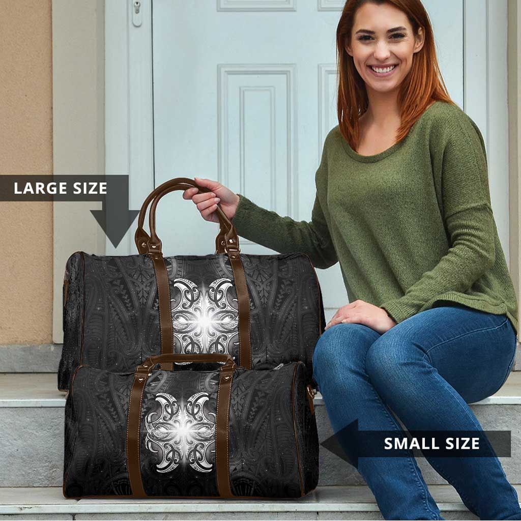 New Zealand Matariki Travel Bag Maori Moko Black Galaxy LT05 - Polynesian Pride