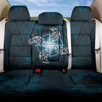 New Zealand Matariki Waita Back Car Seat Cover Maori Moko Dark Blue Galaxy