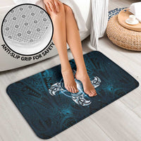 New Zealand Matariki Waita Bathroom Set Maori Moko Dark Blue Galaxy LT05 - Polynesian Pride