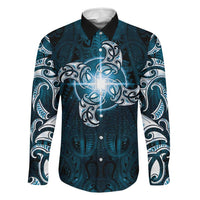 New Zealand Matariki Waita Family Matching Short Sleeve Bodycon Dress and Hawaiian Shirt Maori Moko Dark Blue Galaxy