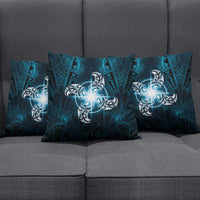 New Zealand Matariki Waita Pillow Cover Maori Moko Dark Blue Galaxy LT05 - Polynesian Pride