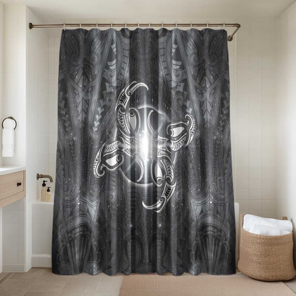 New Zealand Matariki Ururangi Bathroom Set Maori Moko Grey Galaxy